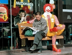 McDonalds restoranas Pekine.